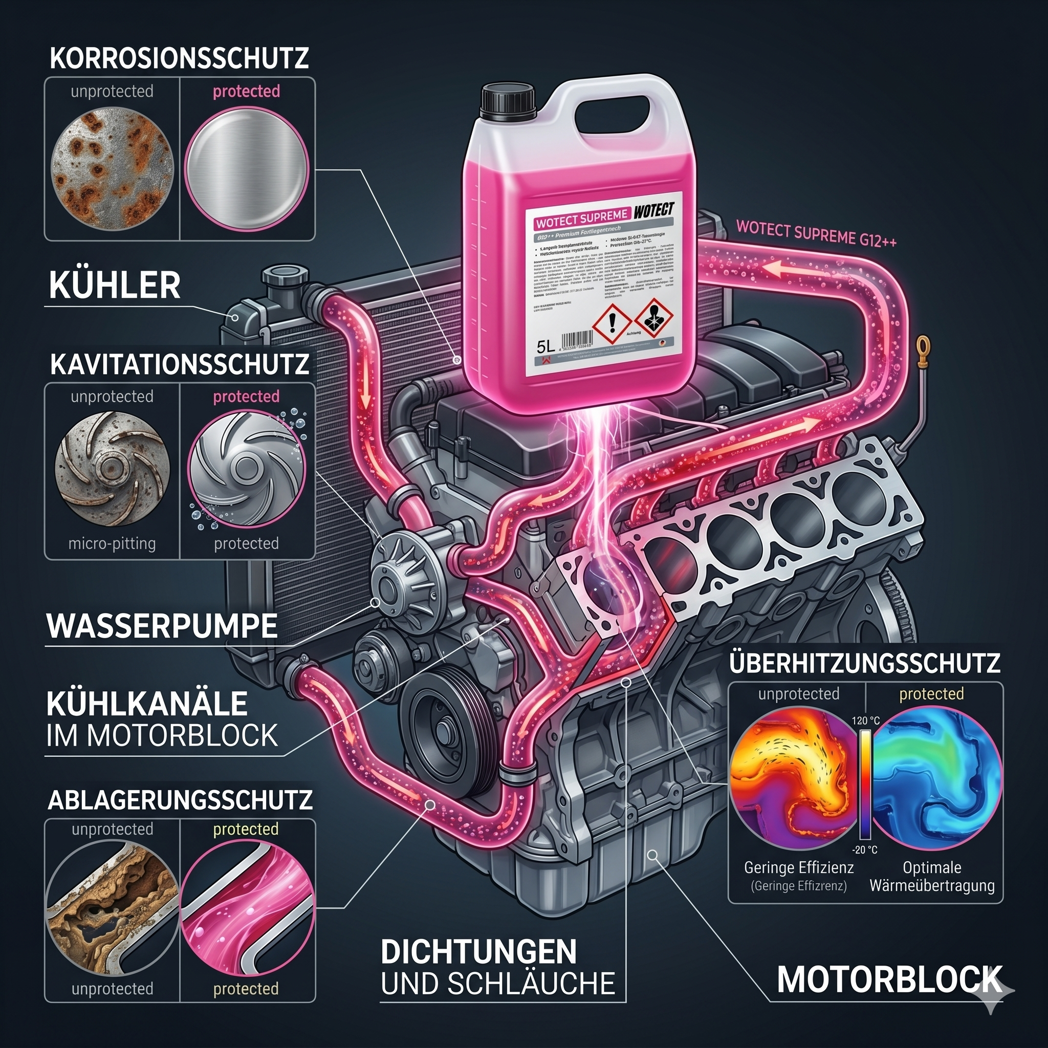 Kühlerfrostschutzmittel G12++ Ready-to-use – Bild 5