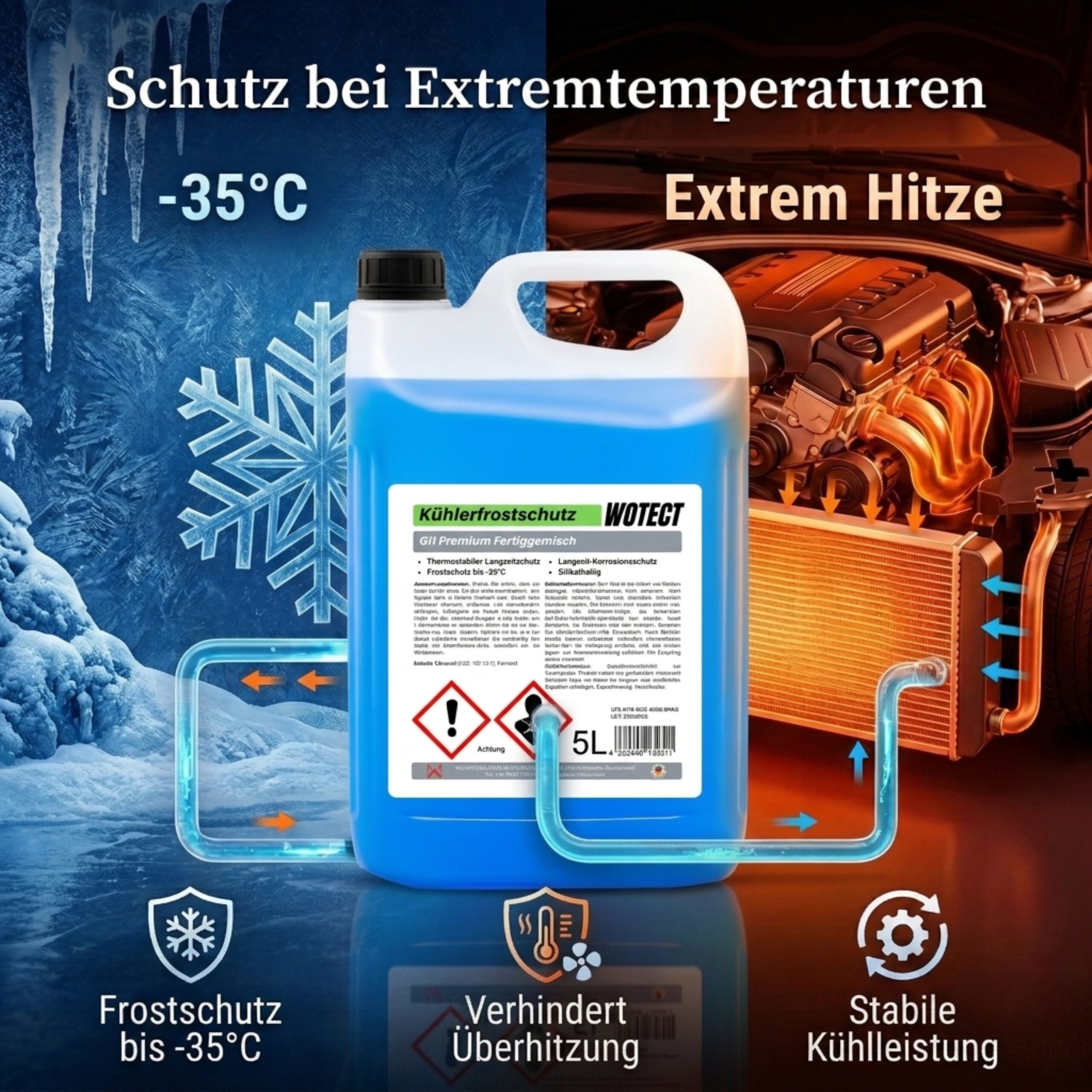 Kühlerfrostschutzmittel G11 Ready-to-use – Bild 2
