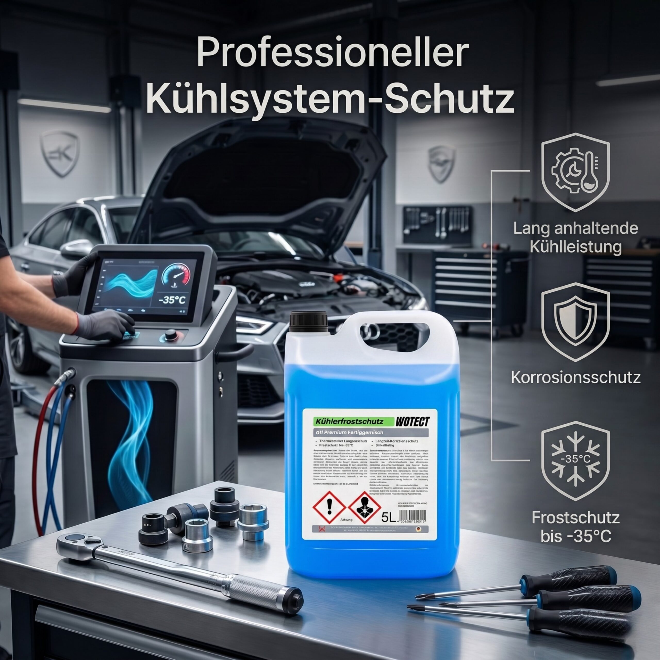 Kühlerfrostschutzmittel G11 Ready-to-use – Bild 4