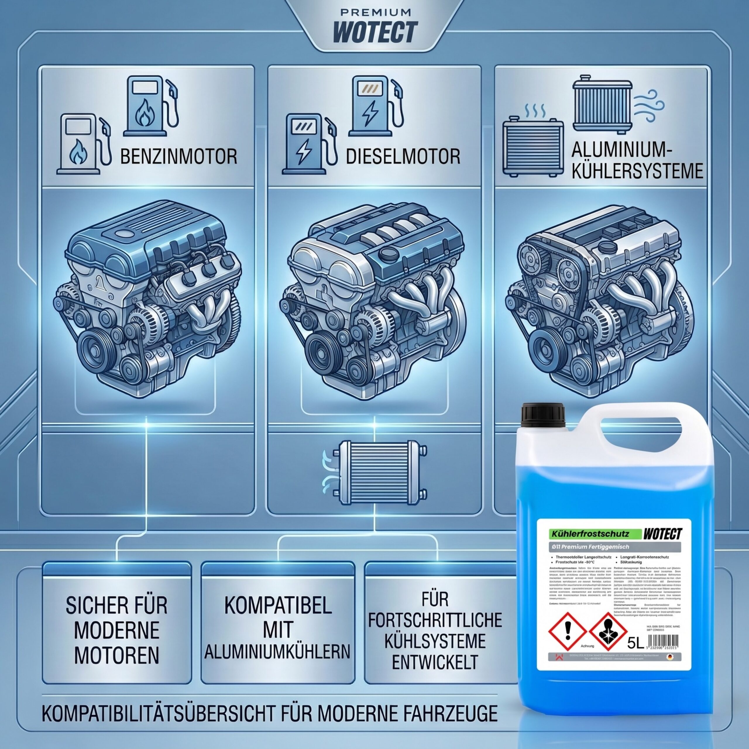 Kühlerfrostschutzmittel G11 Ready-to-use – Bild 8