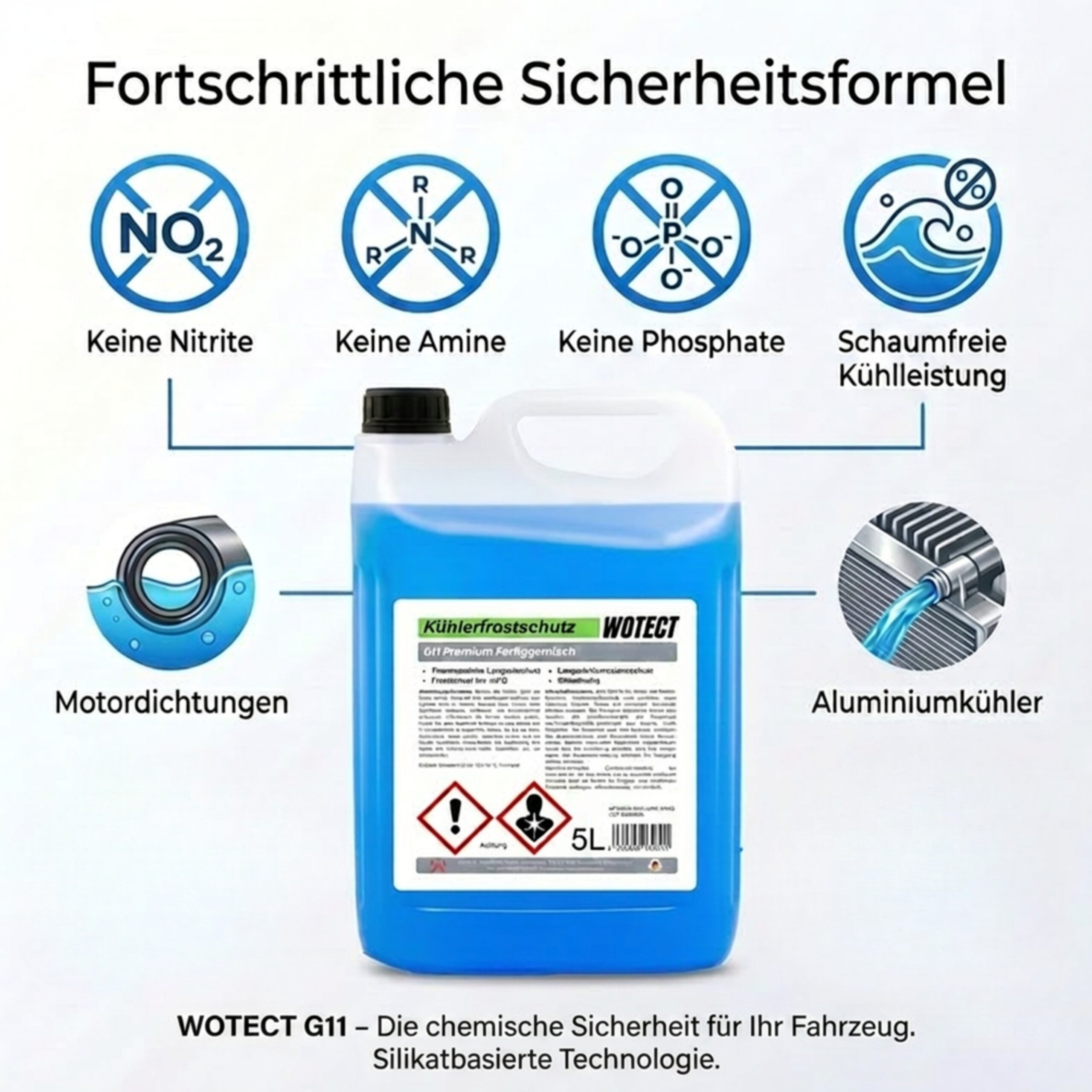 Kühlerfrostschutzmittel G11 Ready-to-use – Bild 10